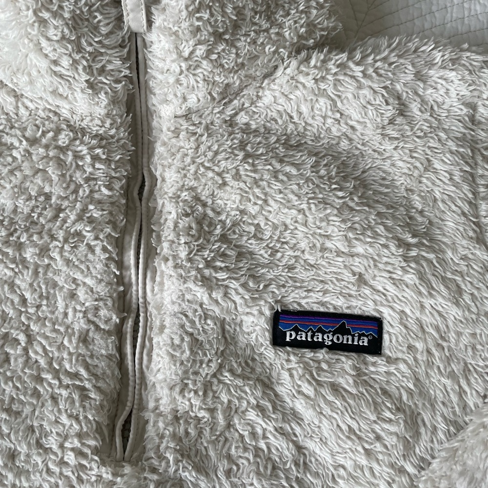 White Patagonia Los Gatos 1/4 Zip Fleece Size S - Picture 3 of 10